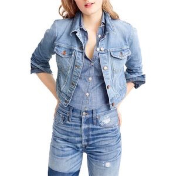 J. Crew Cropped Jean Jacket - Picture 7 of 7
